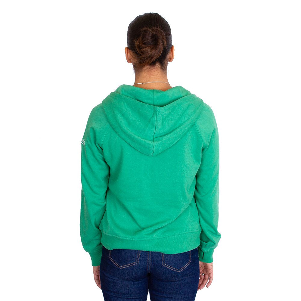 Arched Oregon, Camp David, Green, ¾ & ½ Zip, Cotton Blend, Women, Ducks sleeve, Pullover, Sweatshirt, 838514